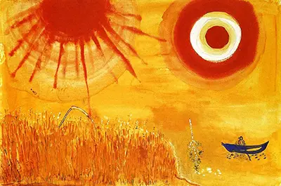 A Wheatfield on a Summer's Afternoon Marc Chagall